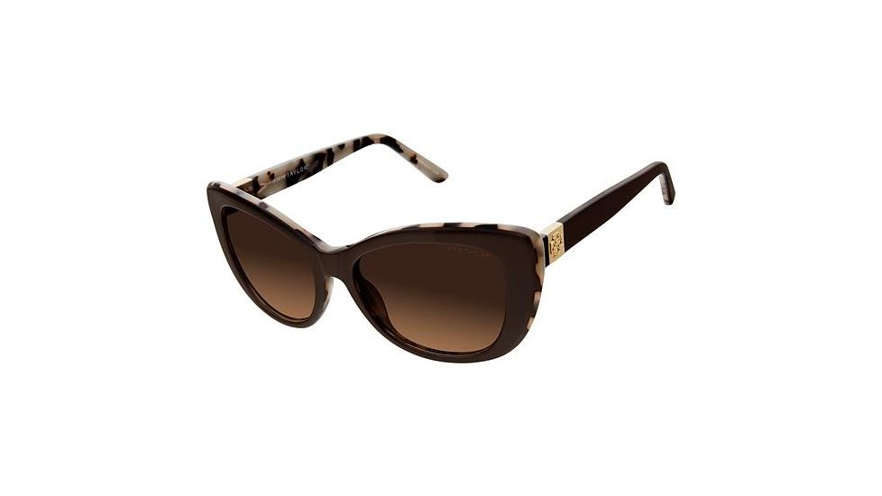 Ann Taylor ATP905 Prescription Sunglasses TYATP90502 - Frame Color Brown / Tort