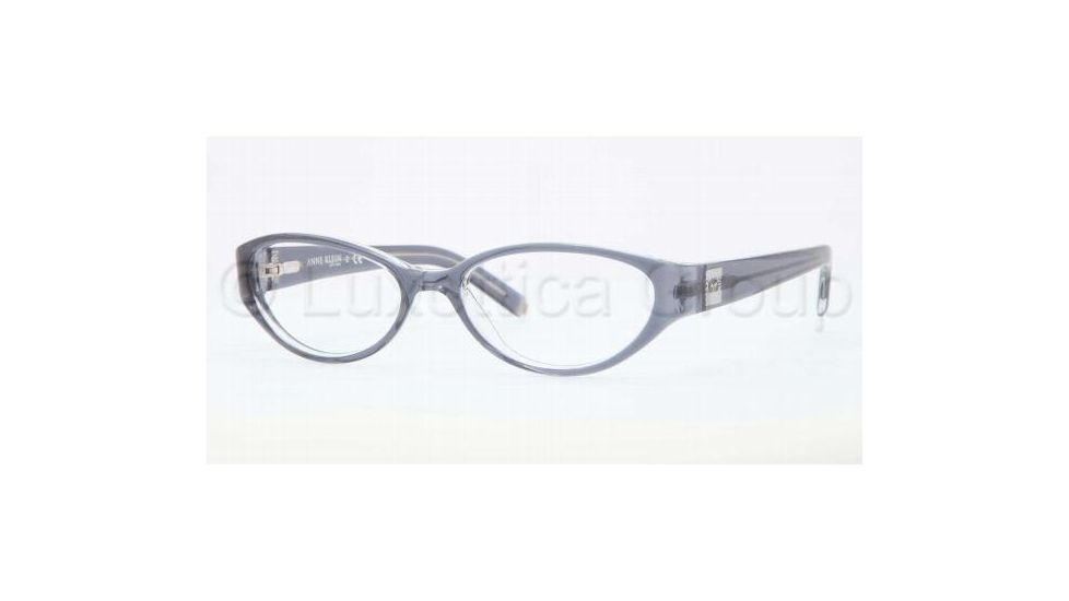 Anne Klein AK 8108 AK8108 Eyeglass Frames 268-5016 - Blue Crystal Frame, Demo Lens Lenses