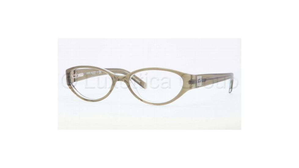 Anne Klein AK 8108 AK8108 Eyeglass Frames 269-5016 - Olive / Crystal Frame, Demo Lens Lenses
