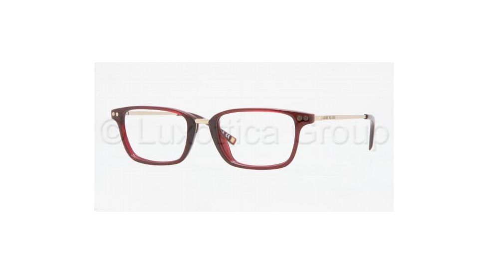 Anne Klein AK8090 Bifocal Eyeglasses - Wine Frame w/ 47 mm Diameter Lenses, 909-4717