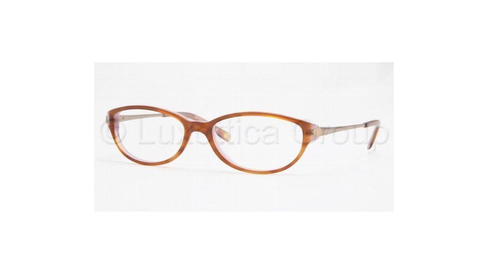 Anne Klein Eyeglasses AK8080 with No-Line Progressive Rx Prescription Lenses 157-5115 - Amber/Pink 