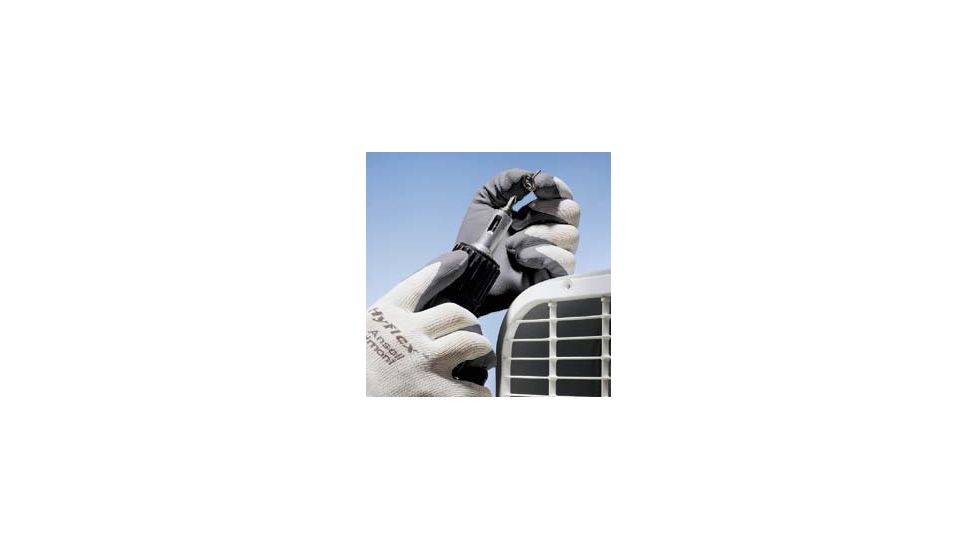 Ansell Healthcare HyFlex Foam Gloves, Ansell 205673 Black Gloves With Gray Liner