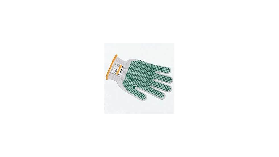 Ansell Healthcare SafeKnit Cut-Resistant Gloves, Ansell 240075 Style 72-015 Medium-Duty, Two-Strand, Ultima With Blue Pvc Gripping Dots