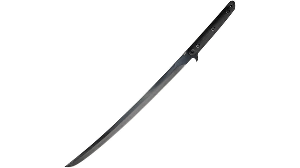 APOC by Dragon King Survival Wakizashi Sword by Gus Trim, 18.5in, 9260 Spring Steel, Black Oxide Coated Blade, Black G10 Handle, SD35650