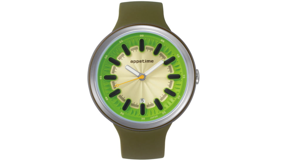 Appetime PIPS Fruits Watch, Neo Kiwi, Olive w/ Lime SVJ320041
