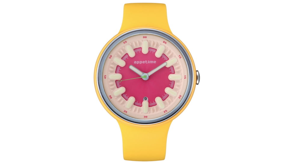 Appetime PIPS Fruits Watch, Ruby, Yellow w/ Pink SVJ320050