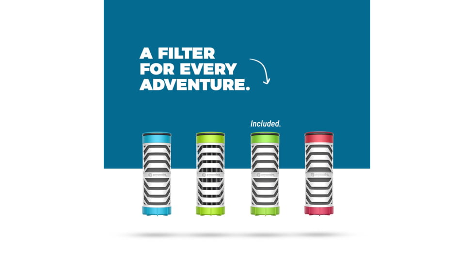 Aquamira Frontier Max Filter System - Backcountry Plus GRN line, Green, 67016