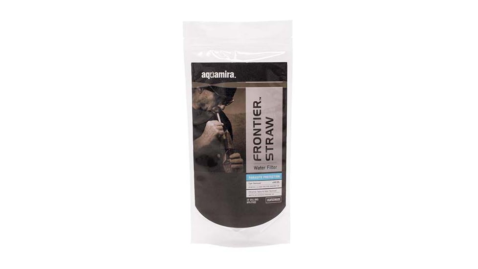 Aquamira Tactical Frontier Straw Filter - BLU Line, Blue, 67109