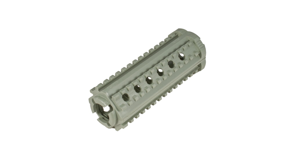 MFT AR15/M16 4 Sided Rail - Polymer - M-4 Carbine, Foliage Green M44SFG