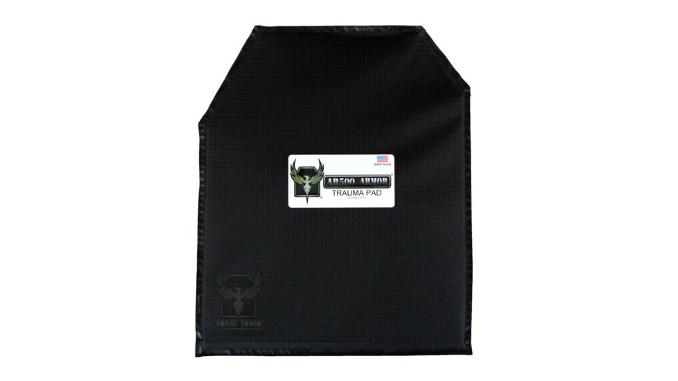 AR500 Armor 10x12 Gen 2 Blunt Force ASC Trauma Pad, Black TPAD10X12