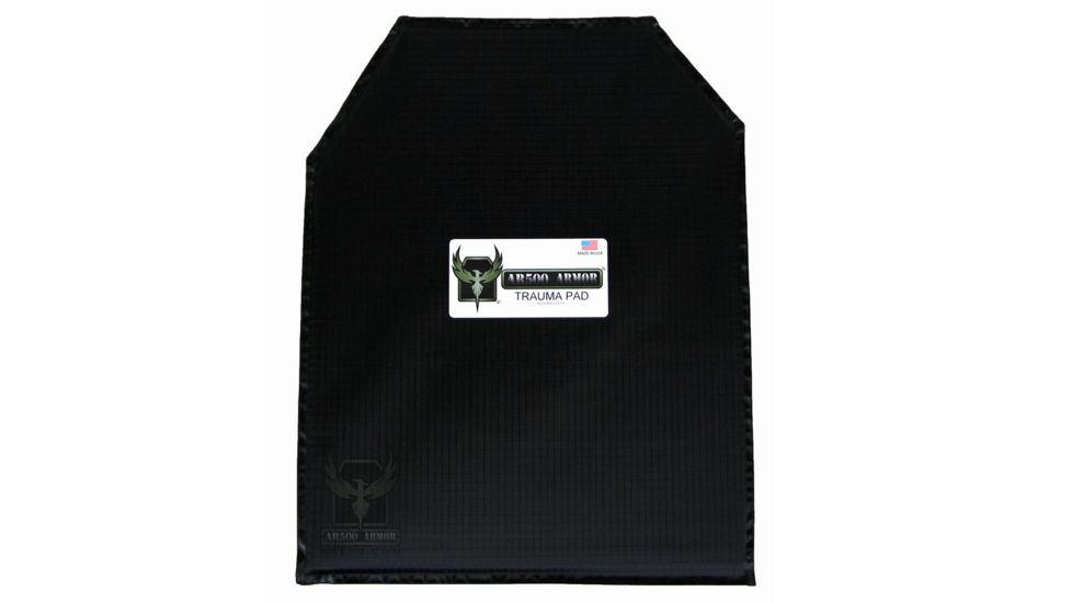AR500 Armor 11x14 Gen 2 Blunt Force ASC Trauma Pad, Black TPAD11X14