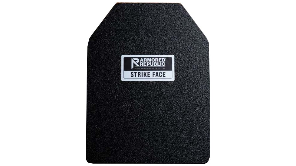 AR500 Armor Heritage Plate, Curved, Black ,Base Coat, 11880