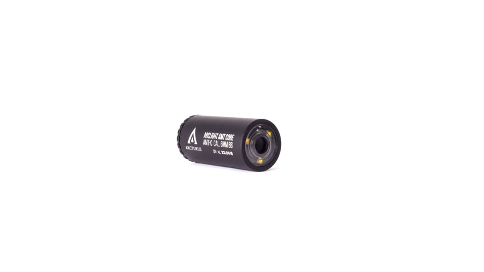 Arcturus Arcturus Rs Sirius Amt Arclight Modular Tracer Core Drop-In Unit Red/Green &amp; Compact Mock Suppressor W/ Simulated Muzzle Flash, Black, AMT-C