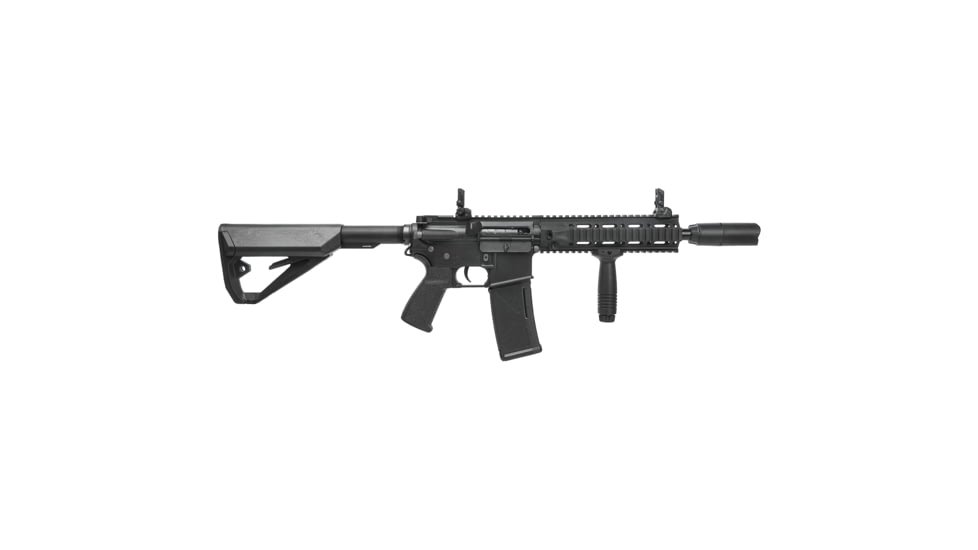 Arcturus LWT MK-II CQB 10in AEG SPORT Starter Pack ARC SE Airsoft Gun, Black, AT-ST02-CQ-SE-BK-PK