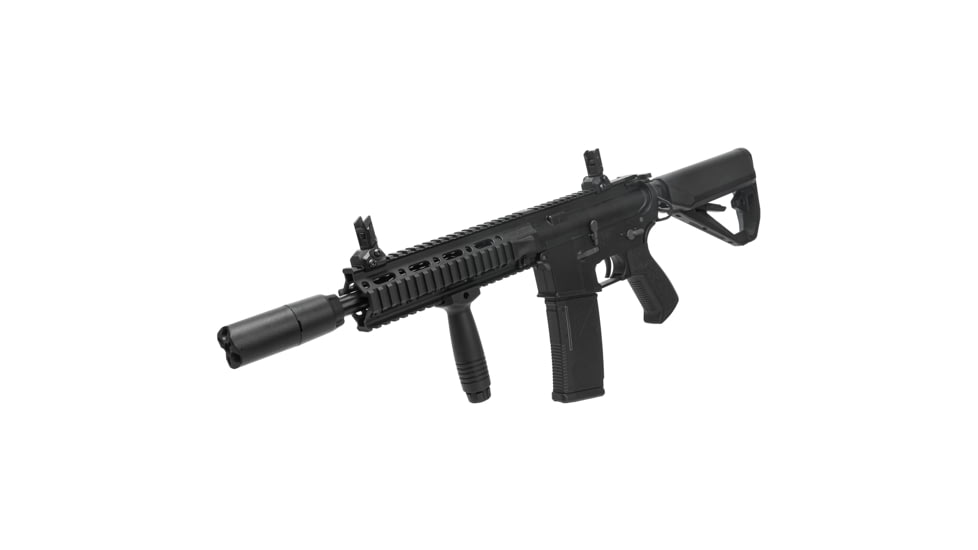 Arcturus LWT MK-II CQB 10in AEG SPORT Starter Pack ARC SE Airsoft Gun, Black, AT-ST02-CQ-SE-BK-PK