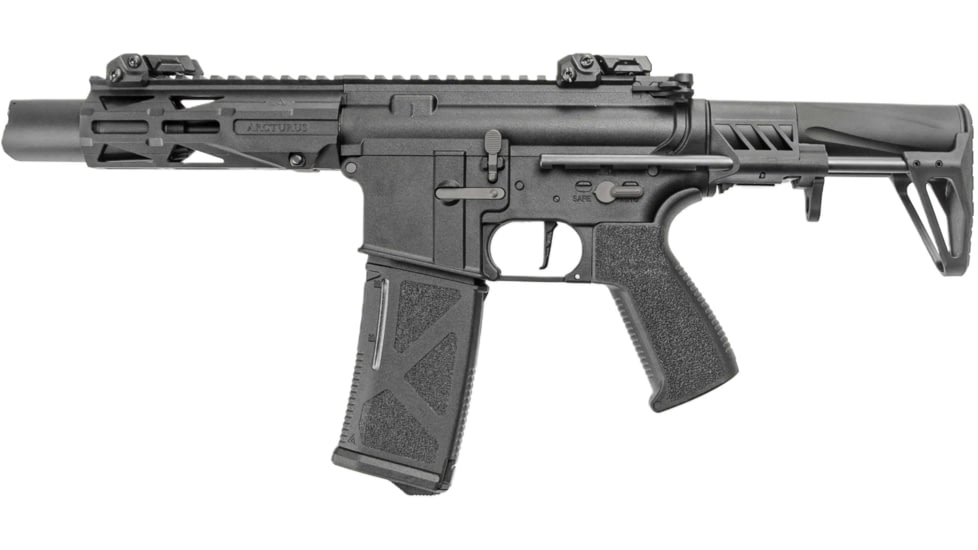 Arcturus Sport Series AEG SE LWT MK-III PDW 5.5in Airsoft Gun, Black, AT-ST03-PDW-SE-BK
