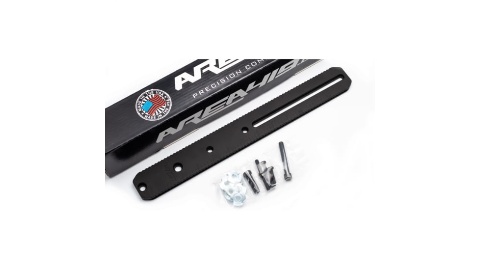 Area 419 Arcalock 12 in Universal Flat Rail, Black, 419-ALK-UNIV12RAIL