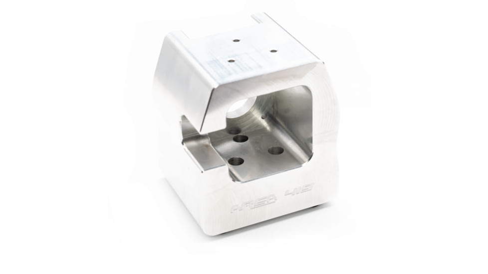 Area 419 Improved Billet Adjustable Base for Auto-Trickler V2/V4, Raw Aluminum, 419-ATBASE