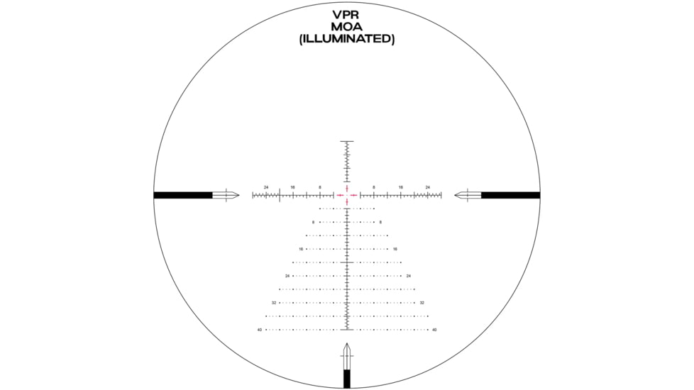 Arken Optics 5-25X56 34mm Tube First Focal Plane Rifle Scope, MOA, VPR, EP5-5250VPR