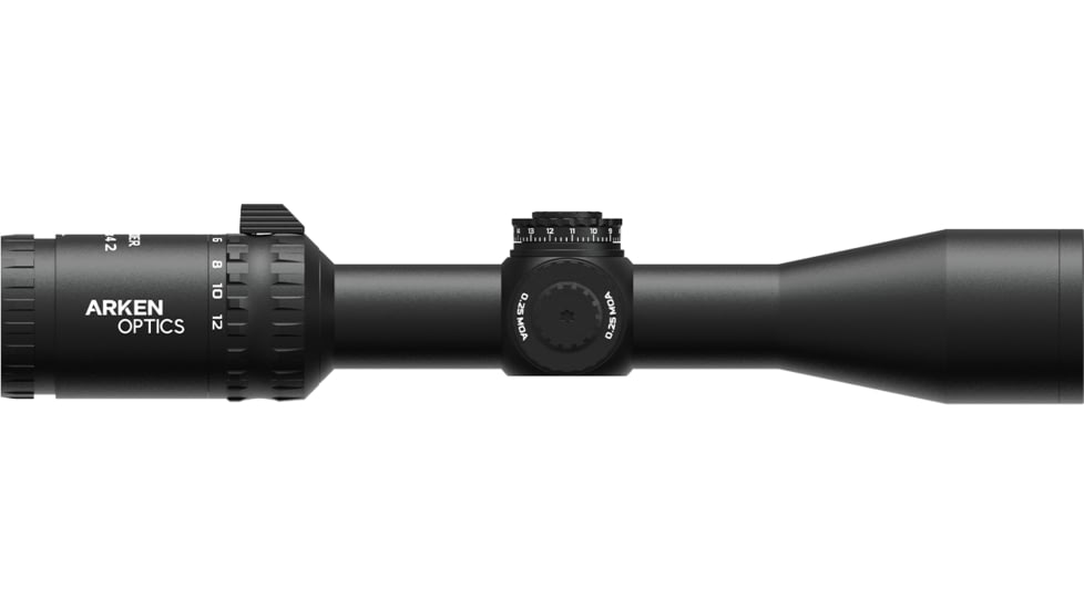 Arken Optics 2-12x42mm 30mm Tube Rifle Scope, Second Focal Plane