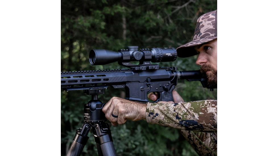 Arken Optics 2-12x42mm 30mm Tube Rifle Scope, Second Focal Plane