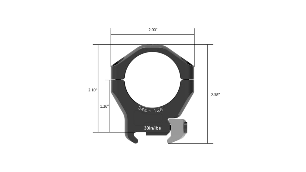 Arken Optics Halo Titanium Scope Rings