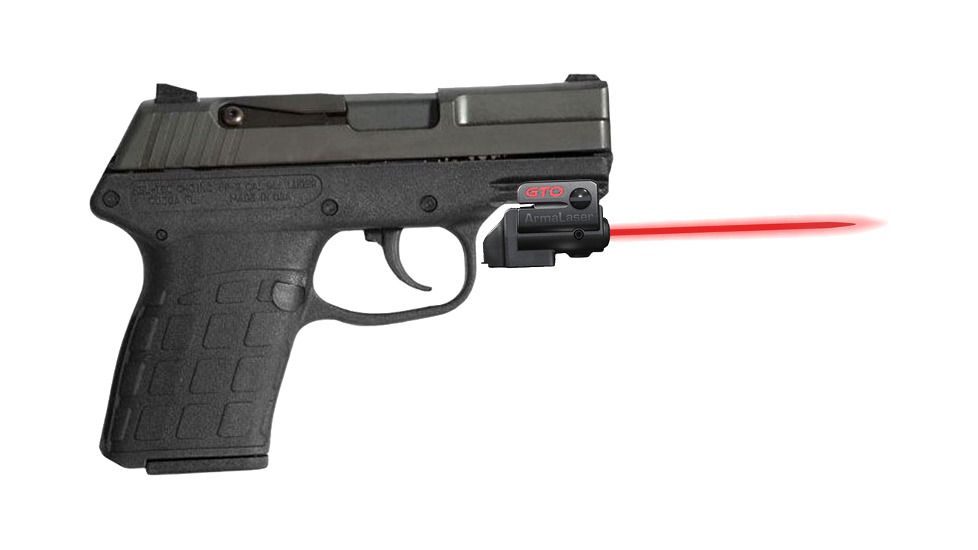 ArmaLaser GTO/FLX Finger Touch Red Laser Sight for Kel-Tec PF-9, Black, GTO/FLX01