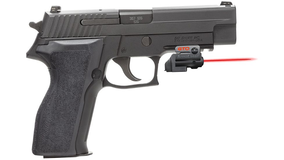ArmaLaser GTO/FLX Finger Touch Red Laser Sight for Sig P226 w/Rail, Black, GTO/FLX67