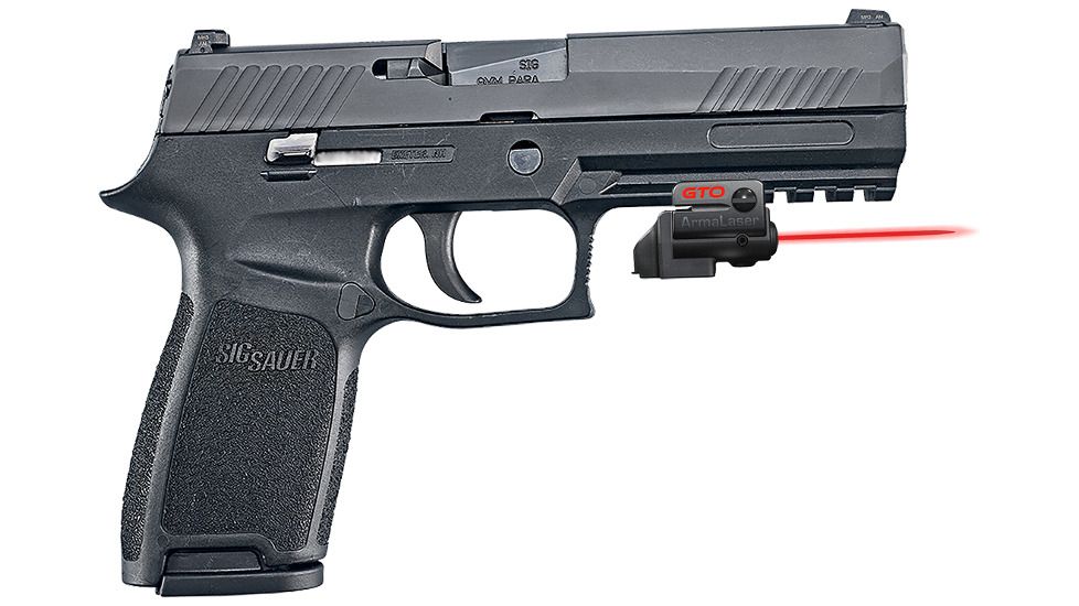 ArmaLaser GTO/FLX Finger Touch Red Laser Sight for Sig Sauer P320 Full-Size, Black, GTO/FLX65