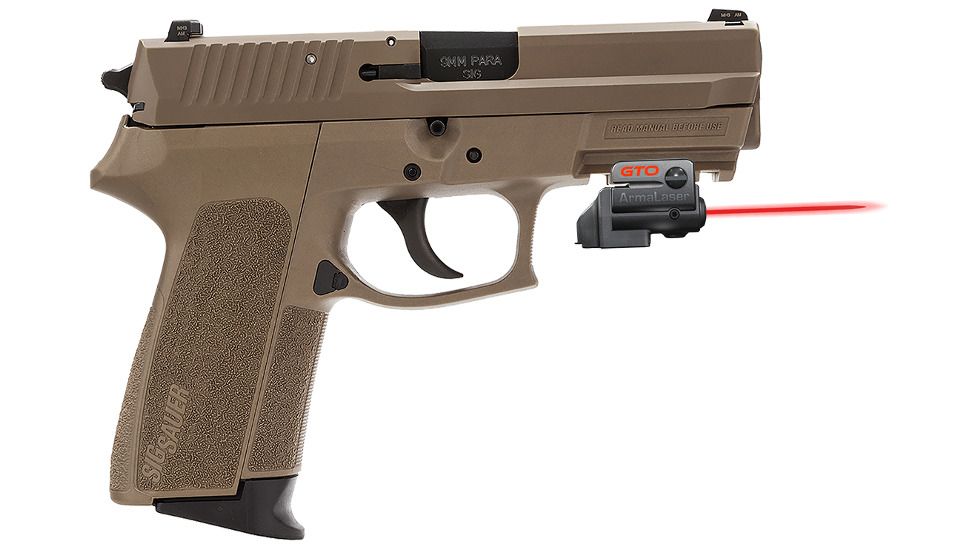 ArmaLaser GTO/FLX Finger Touch Red Laser Sight for SIG SP2022, Black, GTO/FLX40