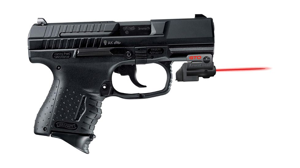 ArmaLaser GTO/FLX Finger Touch Red Laser Sight for Walther P99c, Black, GTO/FLX43
