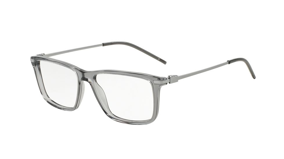 Armani EA3063 Bifocal Prescription Eyeglasses 5382-55 - Transparent Grey Frame