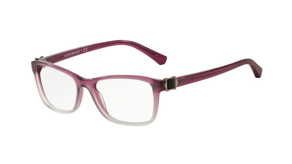 Armani EA3076F Progressive Prescription Eyeglasses 5459-54 - Violet Gradient Frame