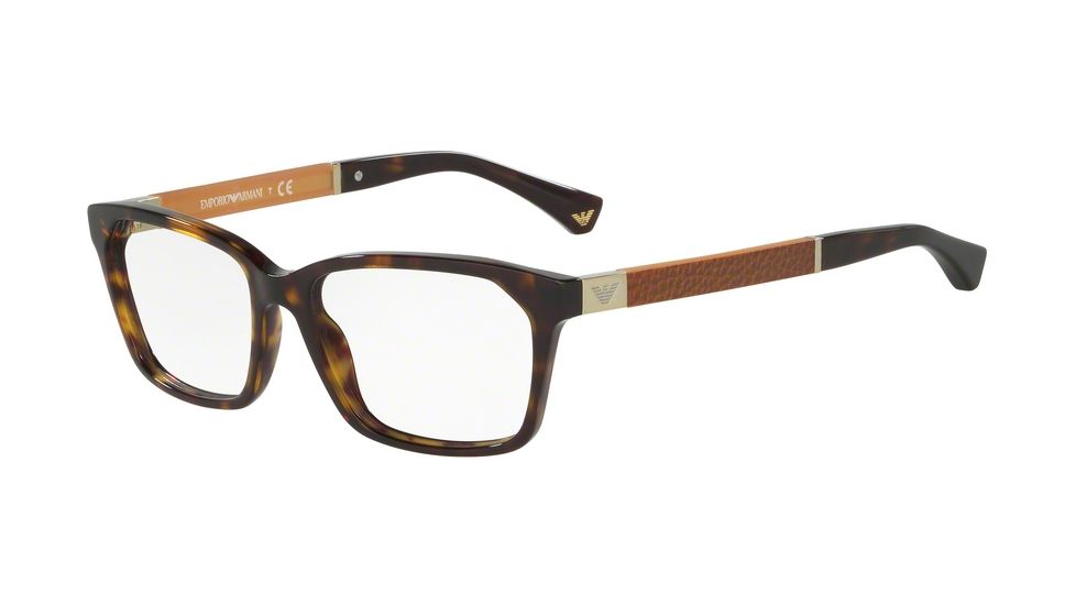 Armani EA3095 Eyeglass Frames 5026-51 - Havana Frame