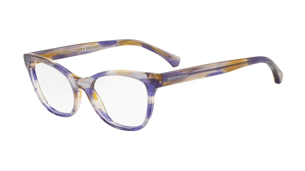 Armani EA3142 Eyeglass Frames 5715-51 - Watercolr Violet