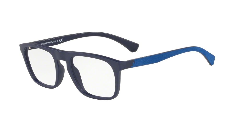 Armani EA3151 Eyeglass Frames 5754-52 - Matte Blue