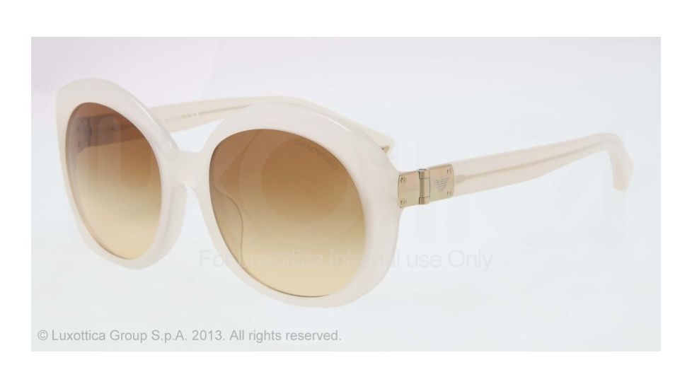 Armani EA4009F Progressive Prescription Sunglasses EA4009F-50822L-56 - Lens Diameter 56 mm, Frame Color Opal Beige