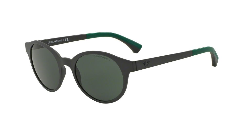 Armani EA4045 Progressive Prescription Sunglasses EA4045-534171-51 - Lens Diameter 51 mm, Frame Color Matte Grey