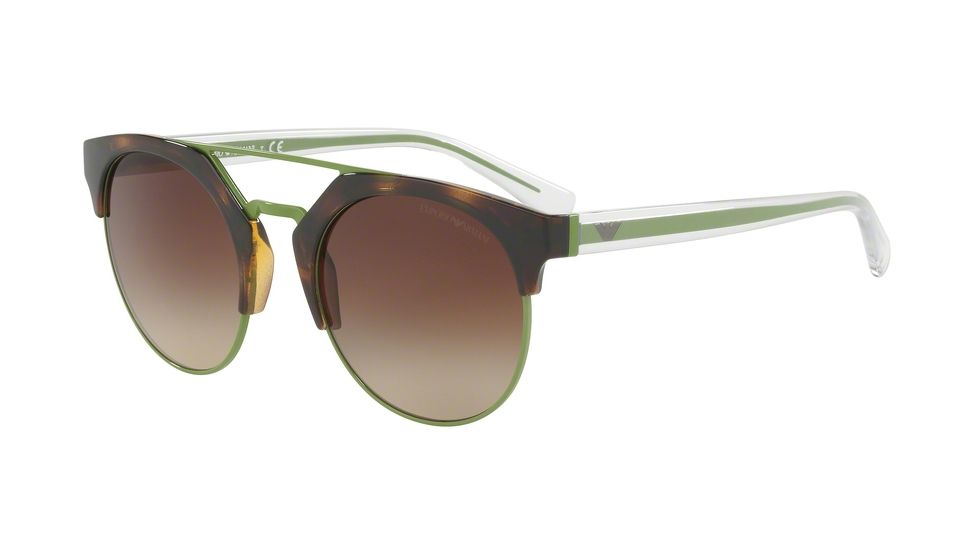 Armani EA4092F Progressive Prescription Sunglasses EA4092F-502613-53 - Lens Diameter 53 mm, Frame Color Havana/apple