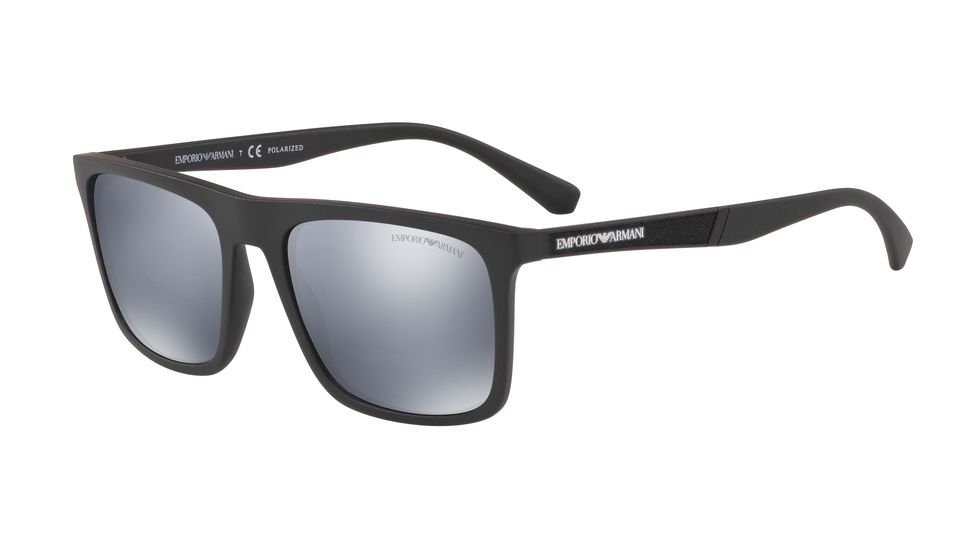 Armani EA4097 Sunglasses 5017Z3-56 - , Polar Grey Mirror Silver Lenses