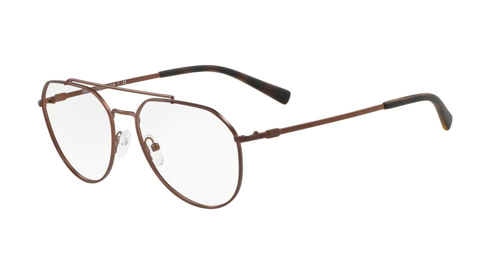 Armani Exchange AX1029 Prescription Eyeglasses 6106-57 - Matte Bronze Frame