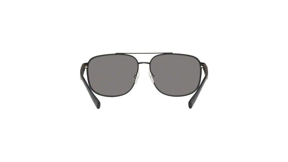 Armani Exchange AX2026S Sunglasses 6063Z3-64 - Matte Black Frame, Polar Grey Mirror Silver 80 Lenses