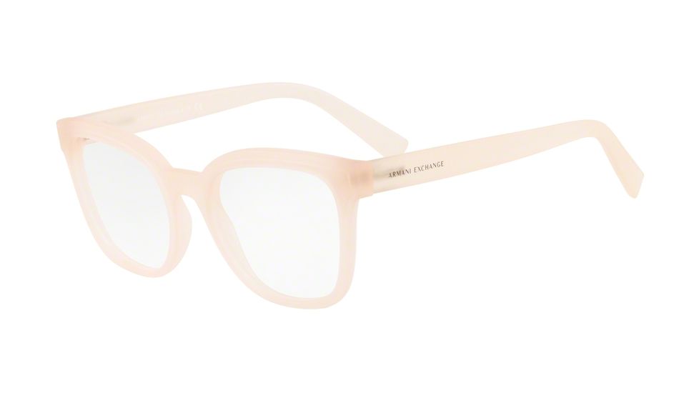 Armani Exchange AX3049F Eyeglass Frames 8250-54 - Matte Opal Milky Frame