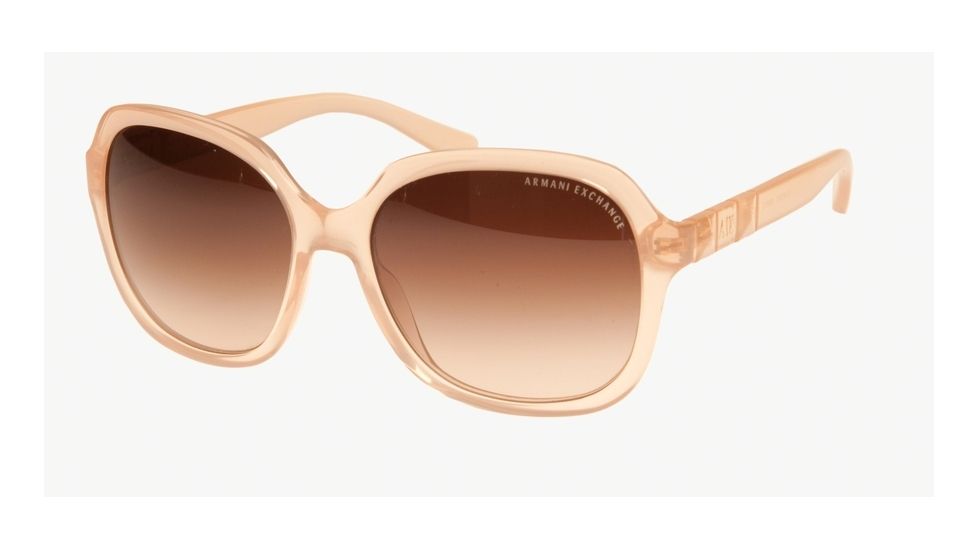 Armani Exchange AX4024S Single Vision Prescription Sunglasses AX4024S-809513-58 - Lens Diameter 58 mm, Frame Color Shifting Sand Milky