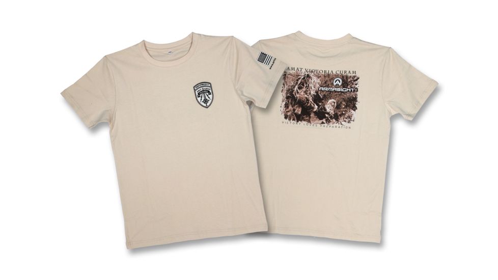 Armasight Amat Victoria Curam T-Shirt,Tan,2XL ASTSHIRT1XXLTAN