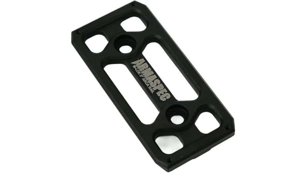 Armaspec Arca Gun Rail, Fits M-LOK, 3in, Anodized Finish, Black ARM621-3