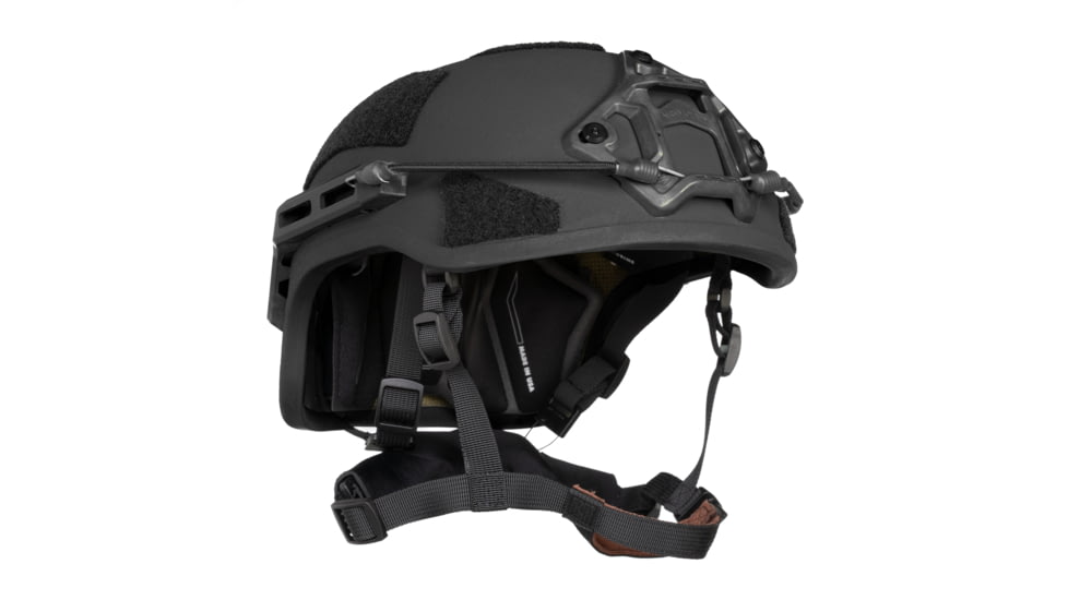 ArmorSource Aire EX Rifle Resistant High Protection Fully Loaded Assault Helmet, High Cut, Black, Medium, 600MHCBKSU3LR3KV2