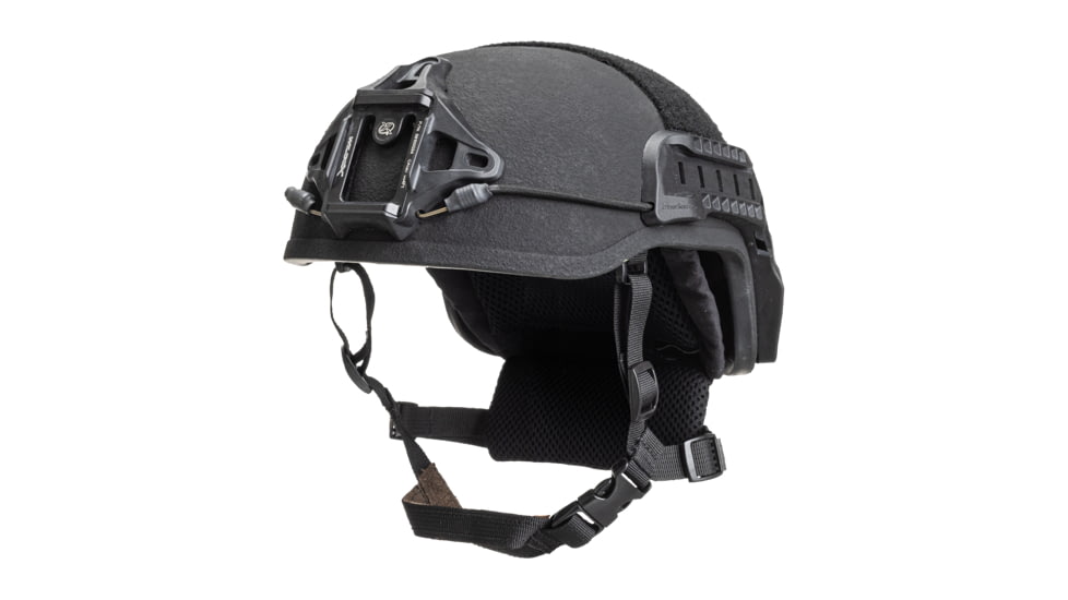ArmorSource Aire LE Law Enforcement Ultra-Lightweight Special Command High-Cut Ballistic Helmet, Black, Medium, AIRELE-HCM-R10P4-R-W3-V-BK