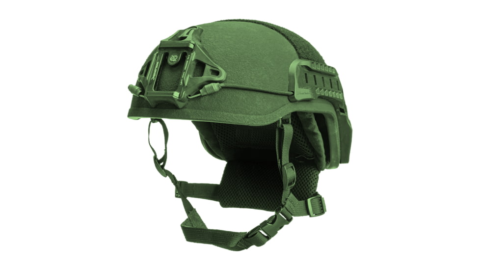 ArmorSource Aire LE Law Enforcement Ultra-Lightweight Special Command High-Cut Ballistic Helmet, Foliage Green, Extra Large, AIRELE-HCXL-R10P4-R-W3-V-FG