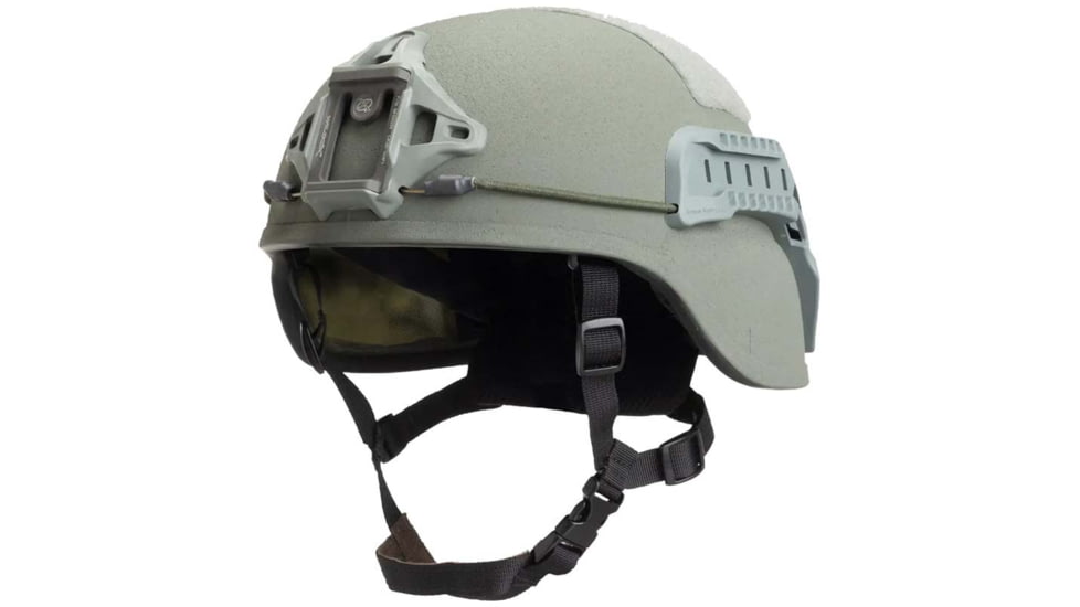 ArmorSource AS-600 Rifle Resistance High Protection Fully Loaded Assault Helmet, Regular Cut, Extra LargeFoliage Green, 600-RCXL-R10P3-R-W3-V-FG